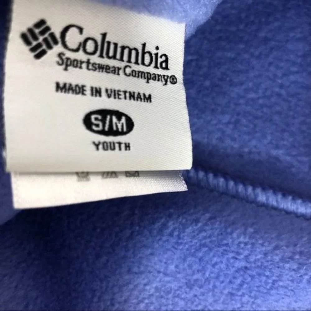 Columbia Fleece‎ Beanie Cap Hat  - Youth S/M